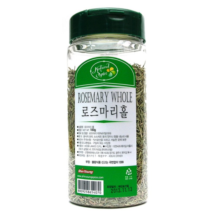 푸드올마켓 신영 로즈마리 홀 100g 중형