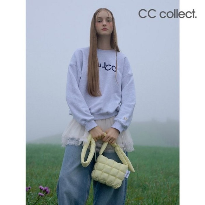 백화점 정품 CC콜렉트 맨투맨 X LUTH 엠브로이더리 스웻 셔츠 LGC244PSM205