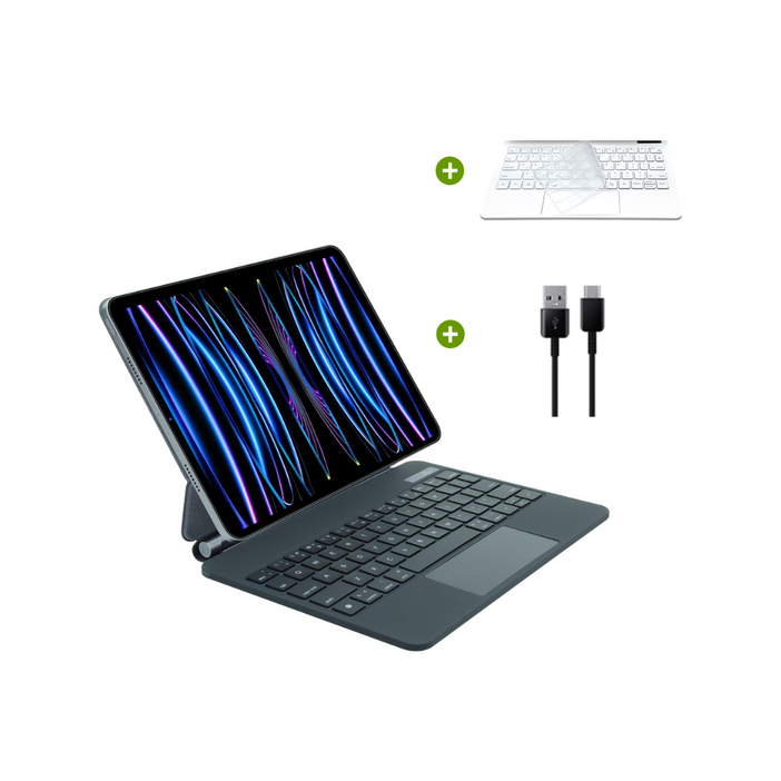 삼성 갤럭시탭 S10 플러스 12.4인치 매직 블루투스 키보드 케이스 한국어, 화이트, 1개