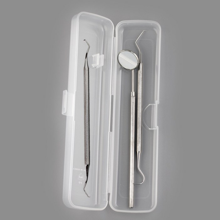 의료용 셀프 치석제거기+치경 C세트 치석제거 스케일링 치아관리