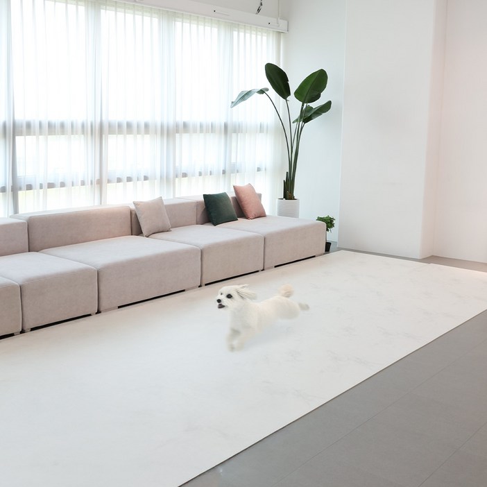 이리로 리핏매트 강아지 미끄럼방지 롤 덧매트, 1개, 샌드베이지