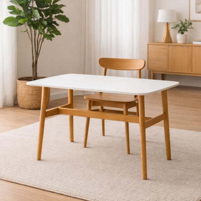 아트박스가구느낌 해피테이블 인테리어 4인 식탁 1000×600