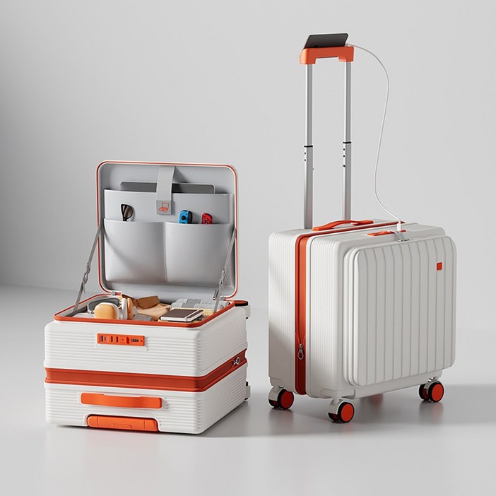 Chephie 무기한 AS 전면오픈 확장형 소형 기내용 여행용 캐리어