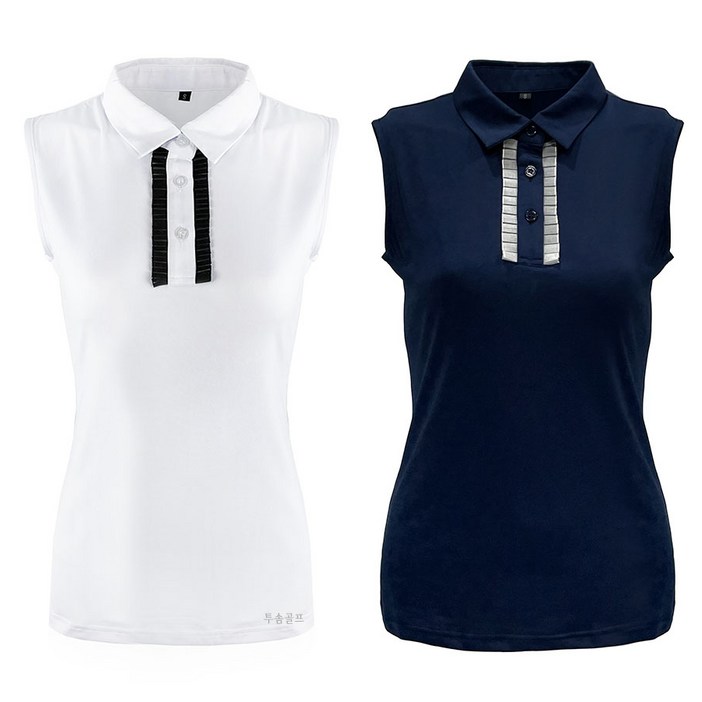 투솜 여성골프민소매 여성골프반팔티 여름 골프티셔츠 골프복 매쉬 레이스 민소매 여자골프웨어 나시