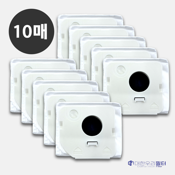 대한우리필터 삼성 비스포크 제트 청소기 먼지봉투 호환 10개 VCA-AD95B 220W 250W 280W, 10매, 1세트