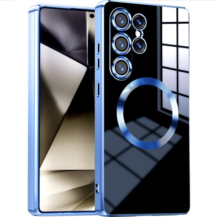 갤럭시 맥세이프 무변색 렌즈보호 풀커버 투명 케이스