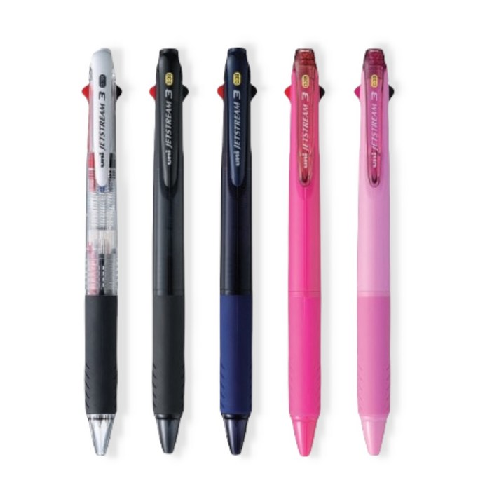 제트스트림 3색 펜 0.38mm SXE340038, 블랙, 1개 제트스트림 3색 펜 0.38mm SXE340038, 블랙, 1개