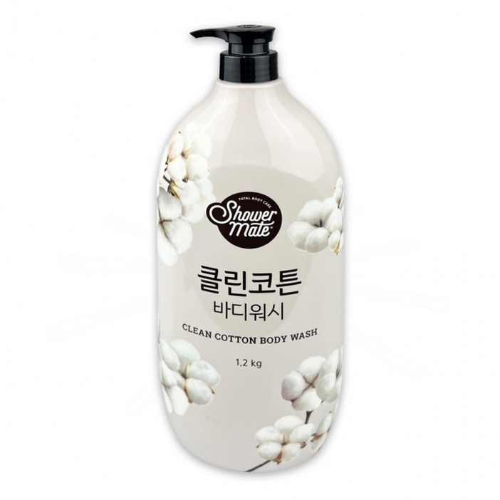 샤워메이트 클린코튼 바디워시 목화솜향, 1.2kg, 1개 샤워메이트 클린코튼 바디워시 목화솜향, 1.2kg, 1개