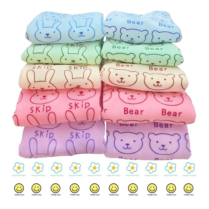 미포리댁 어린이집 생일 답례품 선물 유치원 졸업 입학 구디백 비치타올 수건, 10개 미포리댁 어린이집 생일 답례품 선물 유치원 졸업 입학 구디백 비치타올 수건, 10개