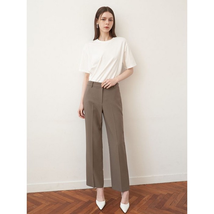 LIST 프리미엄소재 데일리 스트레이트 팬츠 택가격 178000원