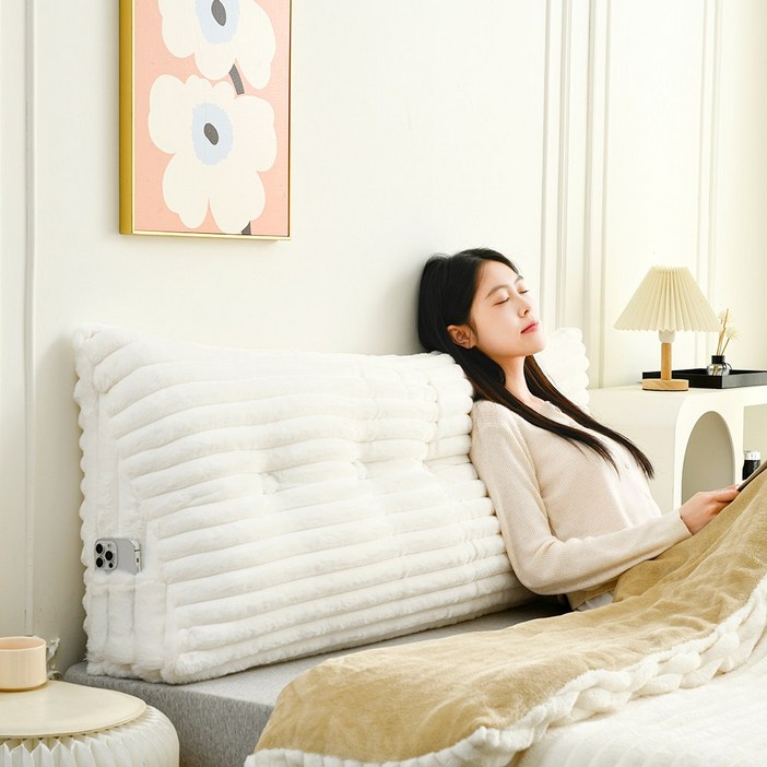 소하임 버니블룸 헤드쿠션, 화이트