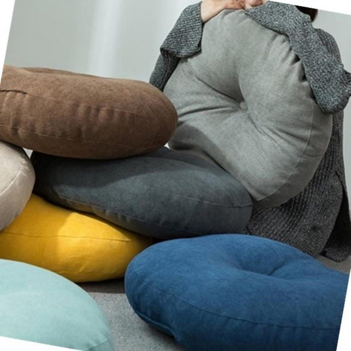 푹신한 좌식 대방석 쿠션 원형 두꺼운 솜포함 빅쿠션 민트 M