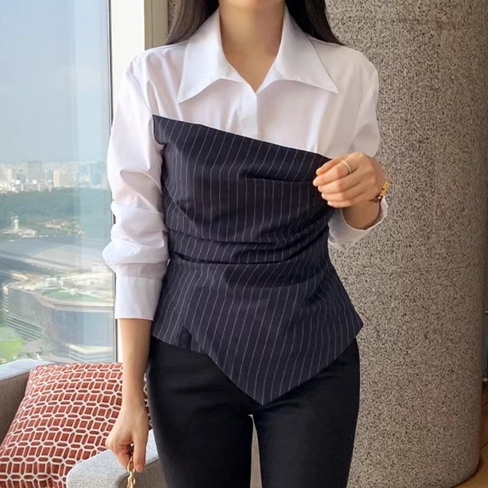 나의완벽한비서 한지민 6화 블라우스 강지윤 언발 셔츠 옷 뷔스티에145355