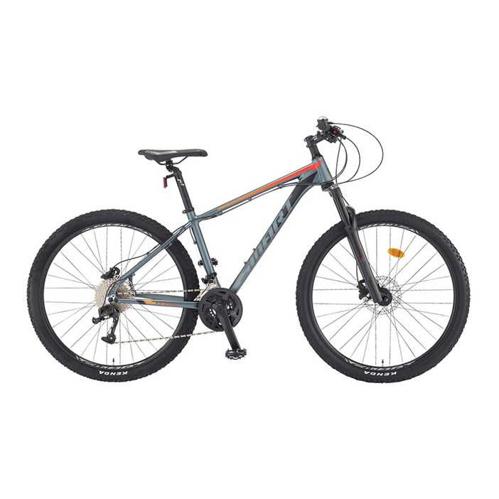 스마트자전거 테트라 5XX MTB 2024년 69.9cm27.5인치 30단 유압식디스크브레이크 입문용 미조립, 1개, 180cm, M사이즈 그레이