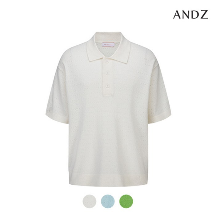 앤드지 유니버스 반팔 카라 니트BLD2ET3501 1813440