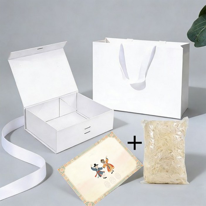 SC FMCG  선물상자 세트   ( 선물 포장 박스 + 쇼핑백+  선물포장 완충재+축하카드  포함)