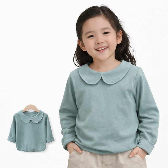 여아 봄 가을 긴팔 아동 티셔츠 스타일 데일리룩 키즈티 편한 베이직