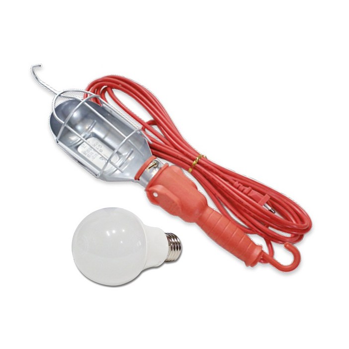 AC220V 작업등 10호+LED전구 10W(주광색)