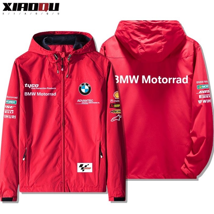 BMW 오토바이 후드 점퍼 바이크후드티 기모 레이싱복 윈드 바이크