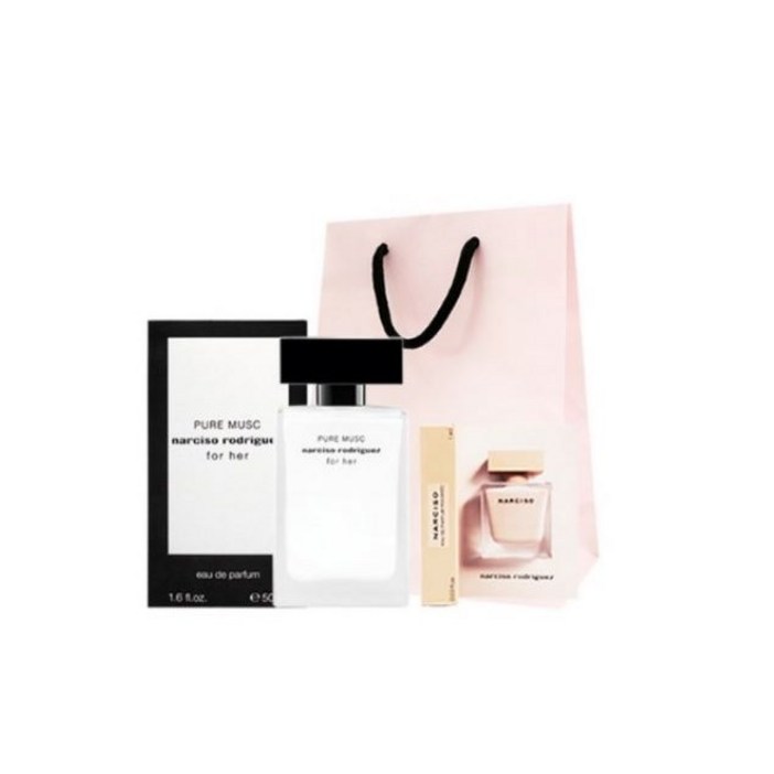 나르시소로드리게즈 퓨어 머스크 포 허 EDP 50ml  향수샘플 랜덤  쇼핑백