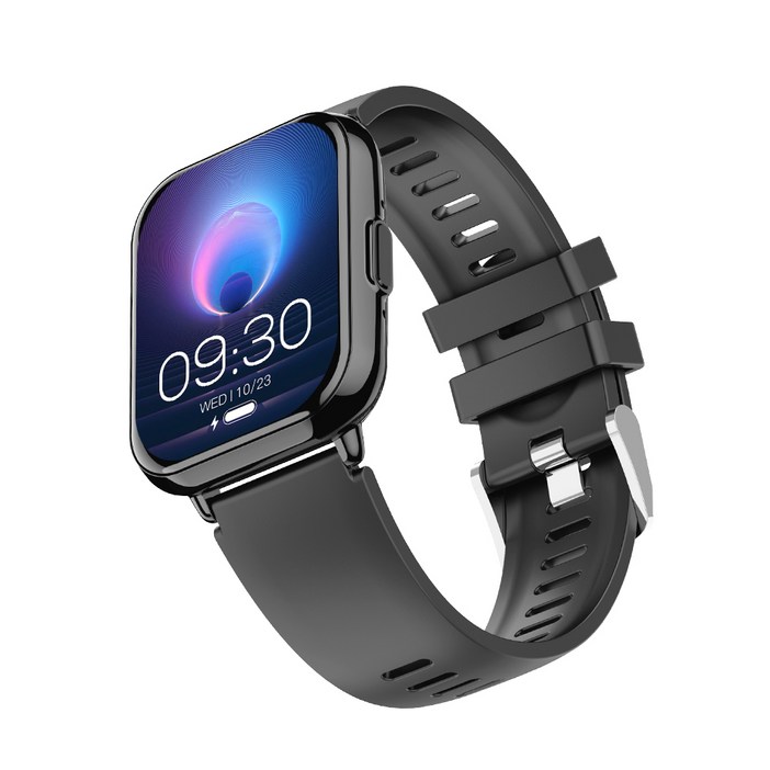 PEJE AI 질문응답 25나라 언어 실시간 번역 GPS 운동 심박수 건강 수면 모니터링 블루투스 통화 스마트워치, GPS  블루투스, 4.6cm, 검정색