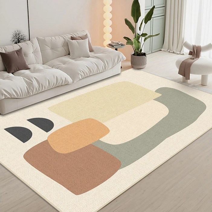 국산 BRINCH 러그 거실 카페트 북유럽 패턴 대형 특대형 극세사 침실 러그 논슬립 반려동물 북유럽풍 매트 브린치