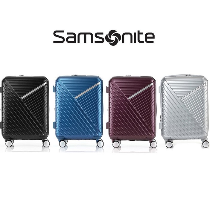 쌤소나이트 캐리어20인치기내용캐리어경량TSA확장가능블랙블루와인실버