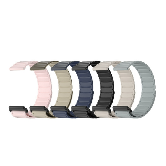 와피크 전용 일체형 마그네틱 스트랩 22mm, 블랙, 1개