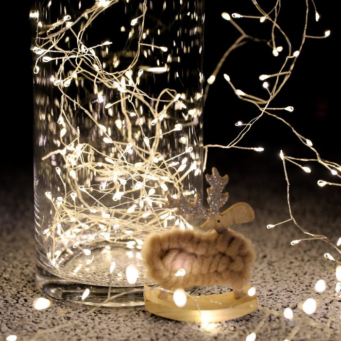 조아트 LED 쥬얼리 전구 지네 미리내 와이어 은하수 크리스마스 조명 감성전구