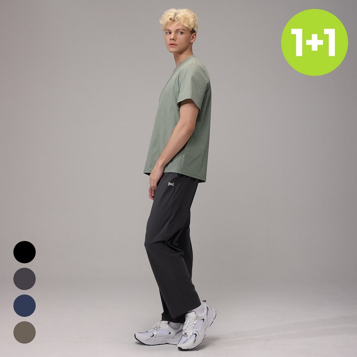 에버라스트 남성 스트라이프 폴리 9부팬츠 11