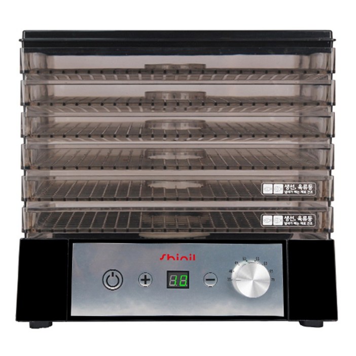 신일 6단 디지털 식품 건조기 과일 음식 가정용 야채 말리는 식건조기 채소 나물 약초 애견 간식 고구마 오징어 기계 육포 식품건조 고추 말리기 생선 농산물 열풍