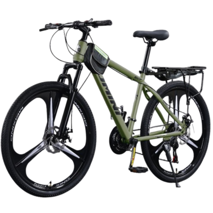 오미닉 고성능 MTB자전거 21단 입문용 출퇴근 등하교 학생자전거, 1개, 170cm, 실버삼각휠