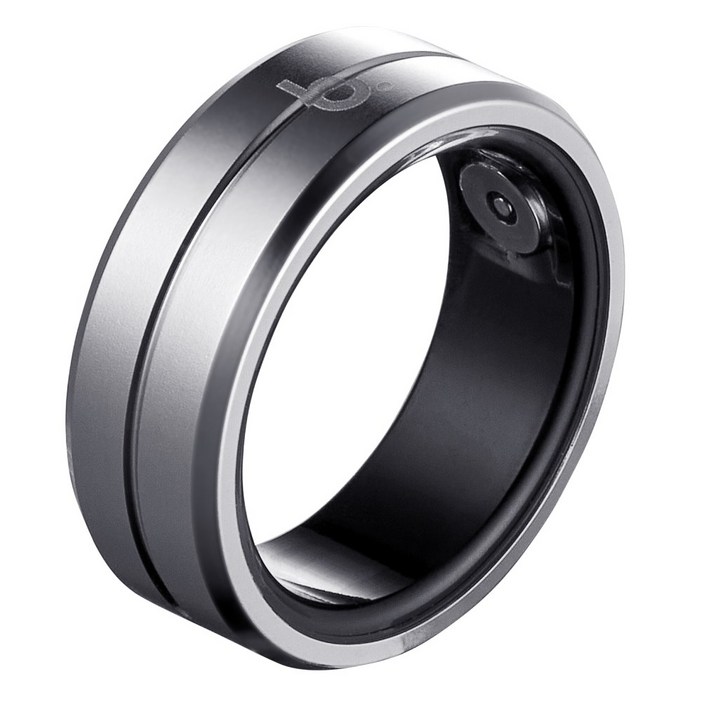 브링 스마트링 스마트링반지 방수 초경량 블루투스 자체개발 국내앱 애플 갤럭시 호환 슬립테크, size 10, 실버 스테인리스 스틸