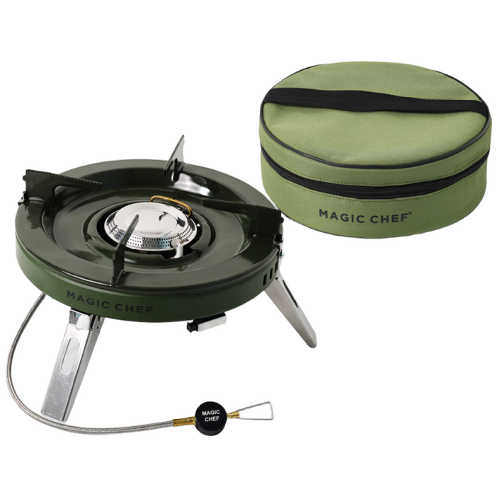 매직쉐프 그리들버너 캠핑 해바라기버너 이소 가스 강염 스토브 전용가방, 1개, 카키