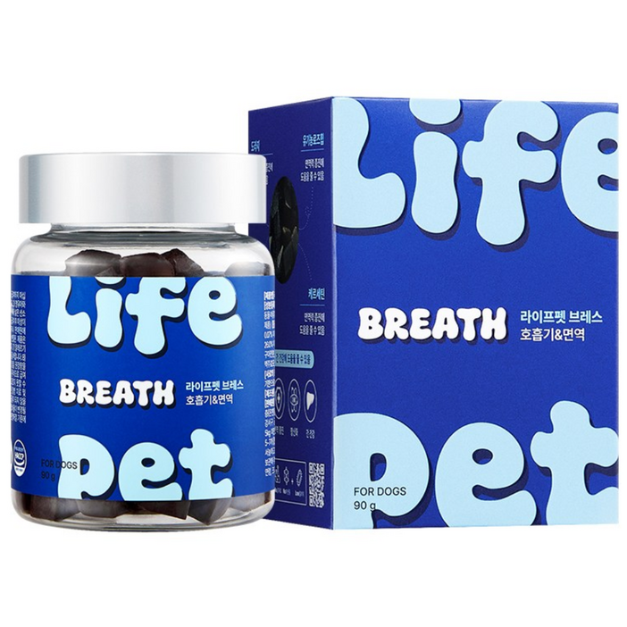 라이프펫 반려동물 강아지 영양제 기관지협착증 간 케어, 85정, 호흡기/기관지, 1개
