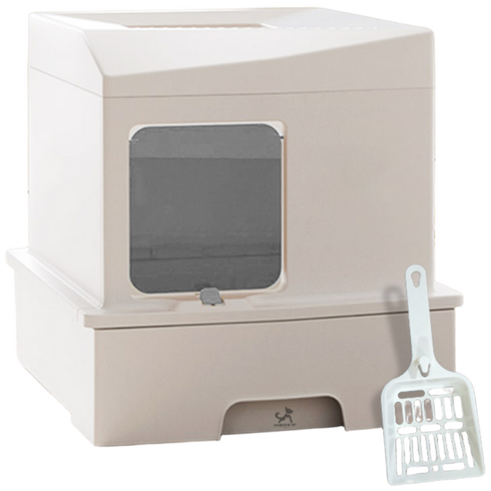 딩동펫 고양이 하얀집 후드형 화장실