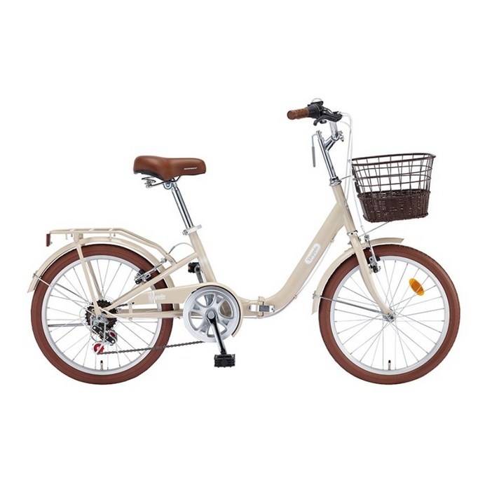 스마트 도피오 20 2026년 알루미늄 미니벨로 접이식 자전거, 1개, 160cm, 라이트베이지 미조립
