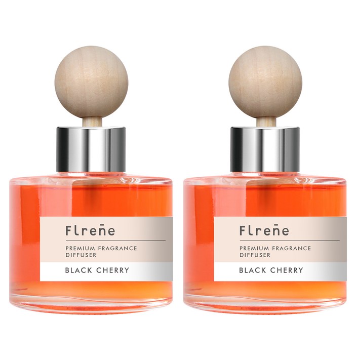 플렌느 차량용 디퓨저 대용량 120ml 본품, 블랙체리, 2개