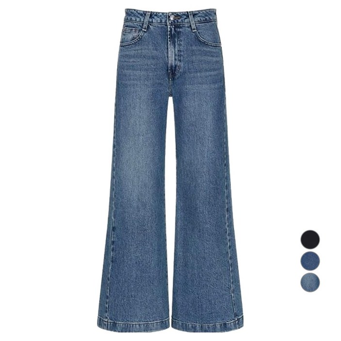 게스 여성용 뉴 와이드 스판 팬츠 사계절용 YO3D0175