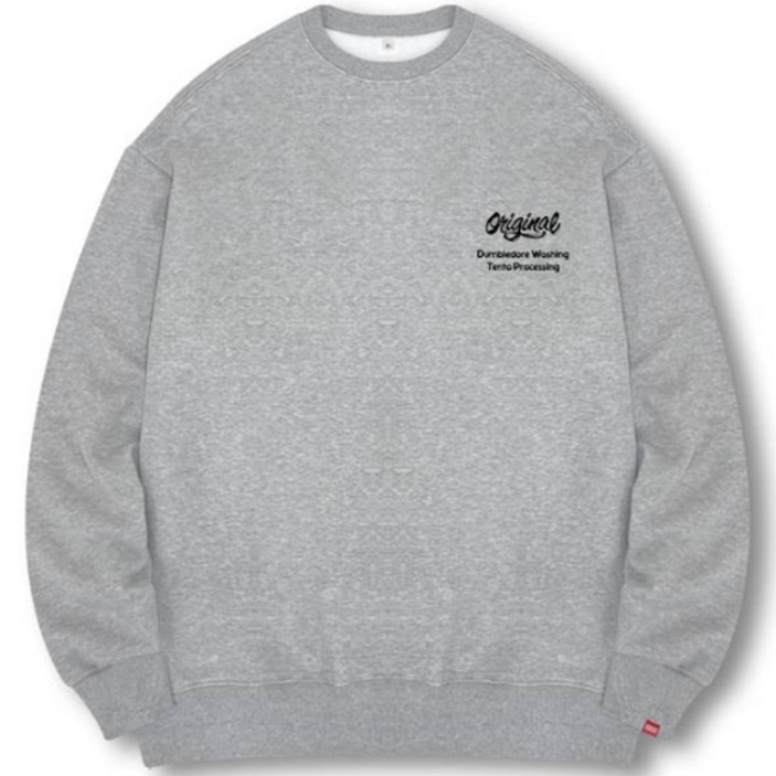 오리지널데이 워싱폰트 기모 맨투맨 OMC0054