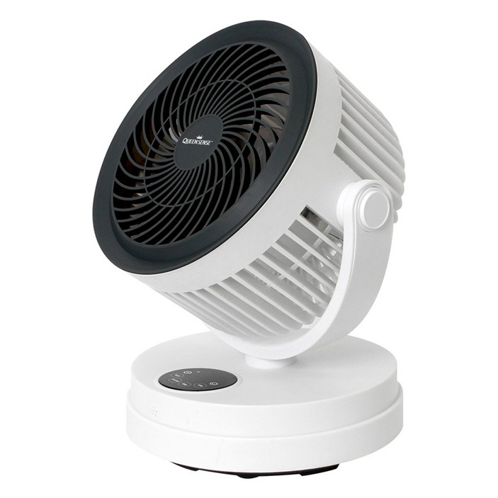 퀸센스 미니 써큘레이터 QST-RP50, QST-RP50, 화이트 + 블랙