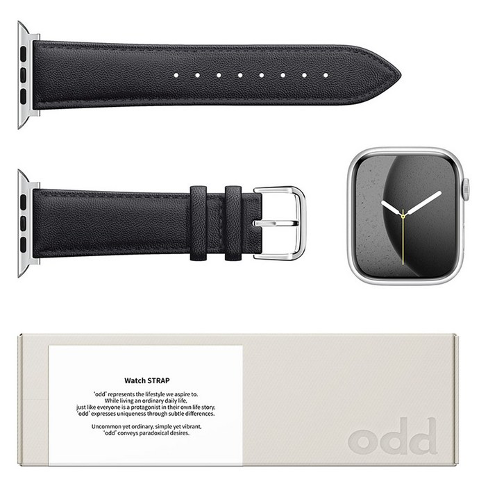 어썸디자인 애플워치 오드 소가죽 스트랩 L