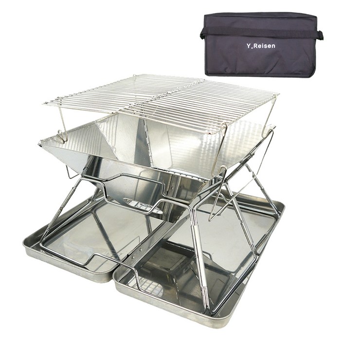 영라이즌 접이식 캠핑 화로대 대형 + 가방 세트