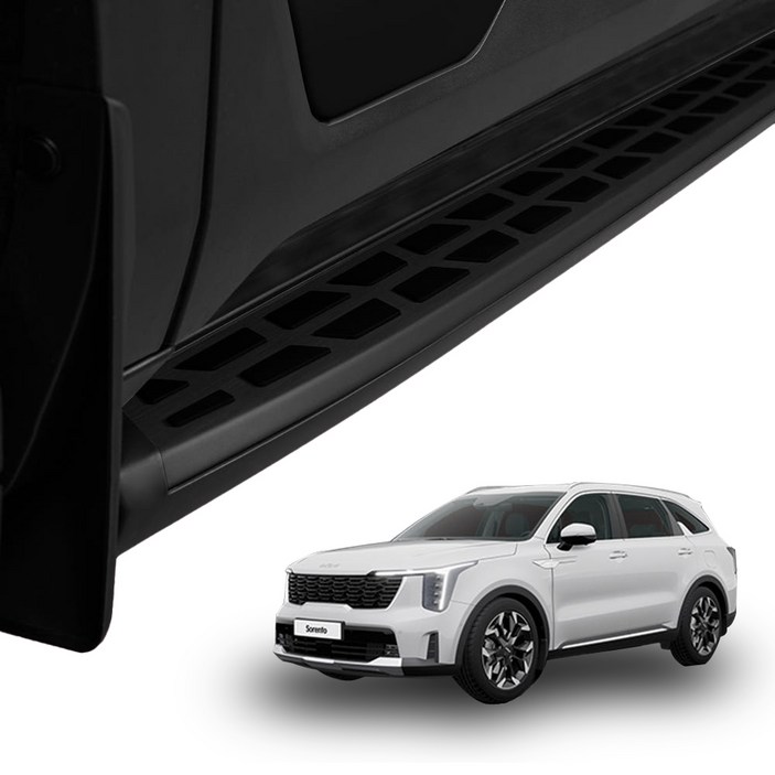 메이튼 사이드스텝 블랙 고객직접설치, 쏘렌토 MQ4 페이스리프트, 기아