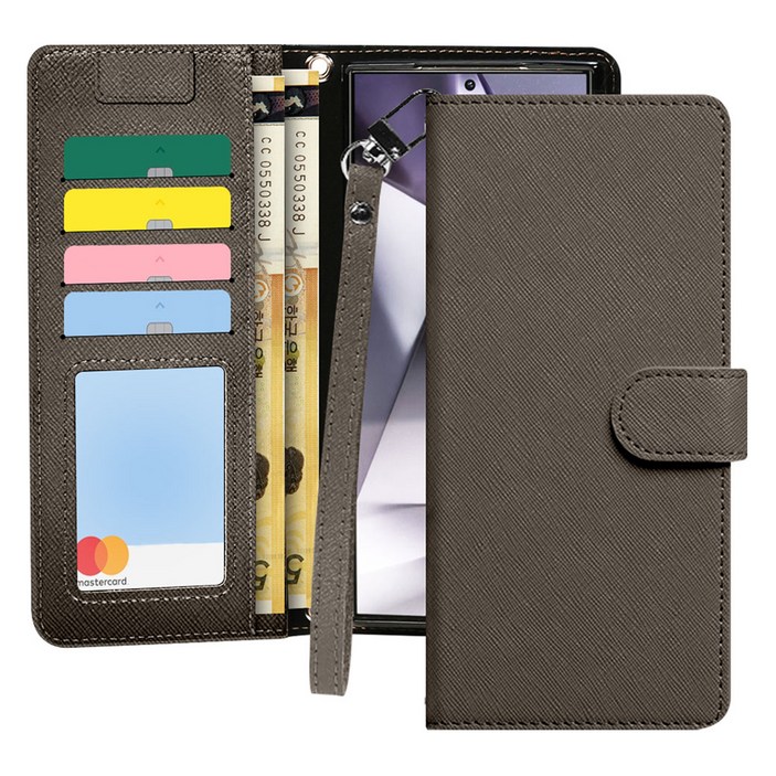 아이엔픽 사올린 소가죽 지갑 다이어리 휴대폰 케이스