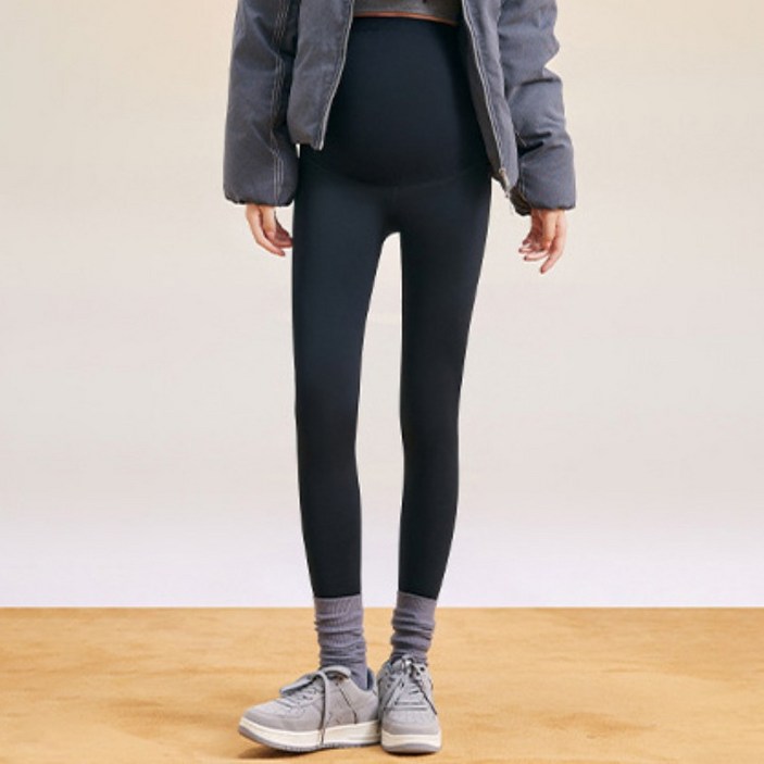 로브로코 도톰한 기모 임부용 레깅스
