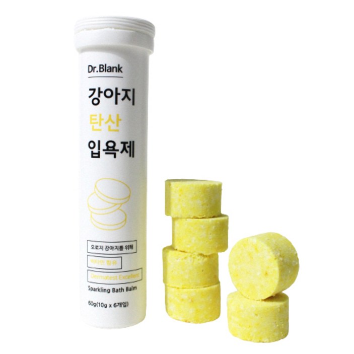 닥터블랭크 반려동물 탄산 스파 입욕제, 60g, 1개 닥터블랭크 반려동물 탄산 스파 입욕제, 60g, 1개