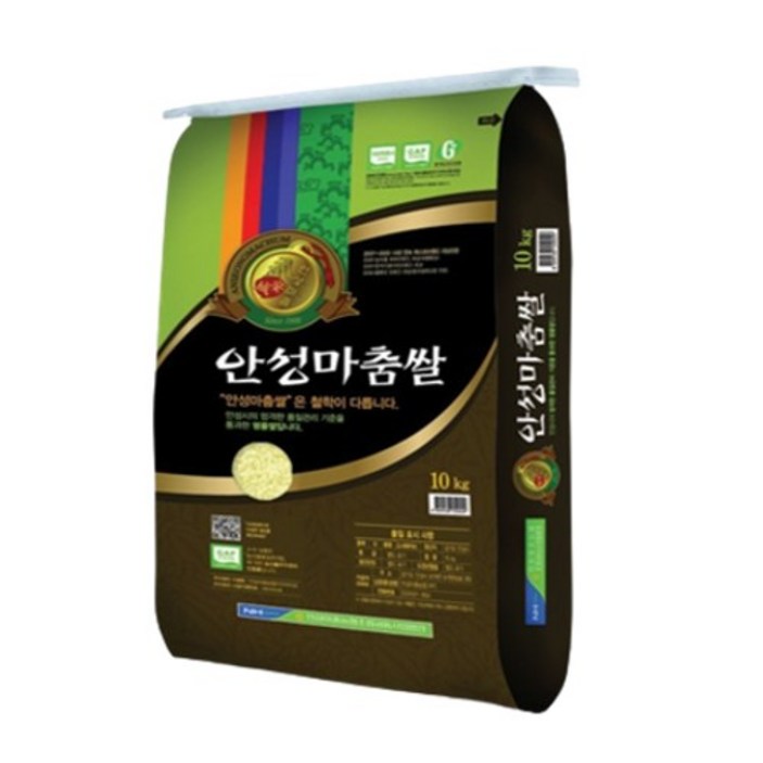 고시히카리쌀10kg 안성마춤농협 22년 고시히카리, 1개, 10kg(상등급)