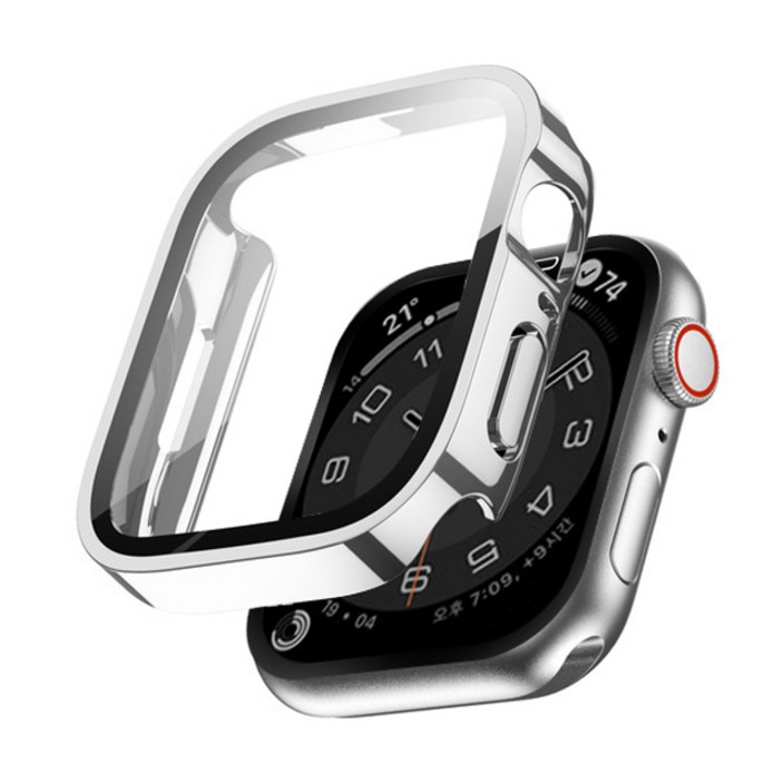 이츠라이프 애플워치 9H 스퀘어 풀커버 강화유리 케이스 41mm