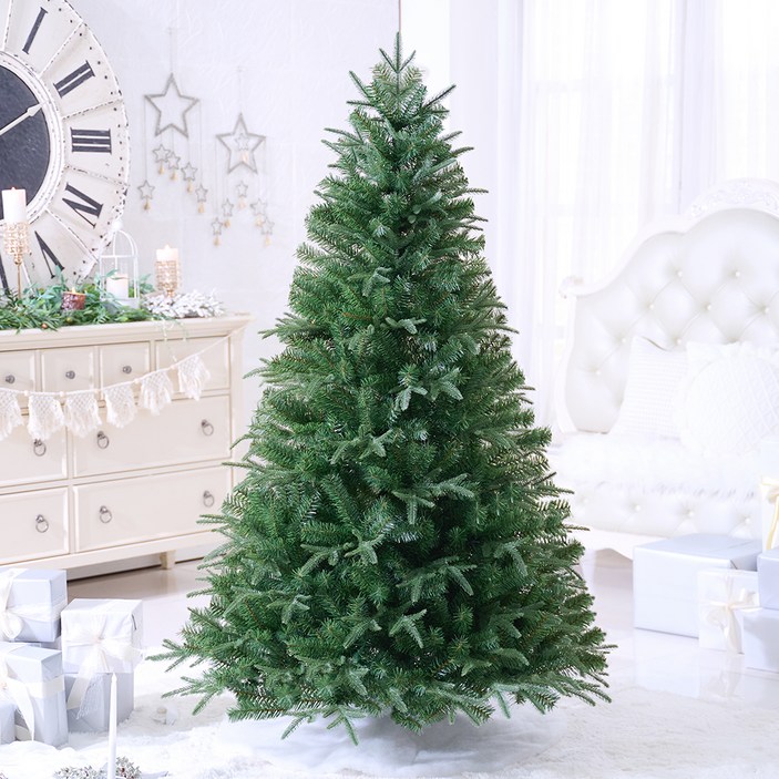 홍트리 크리스마스 무장식 전나무 PE트리, 그린
